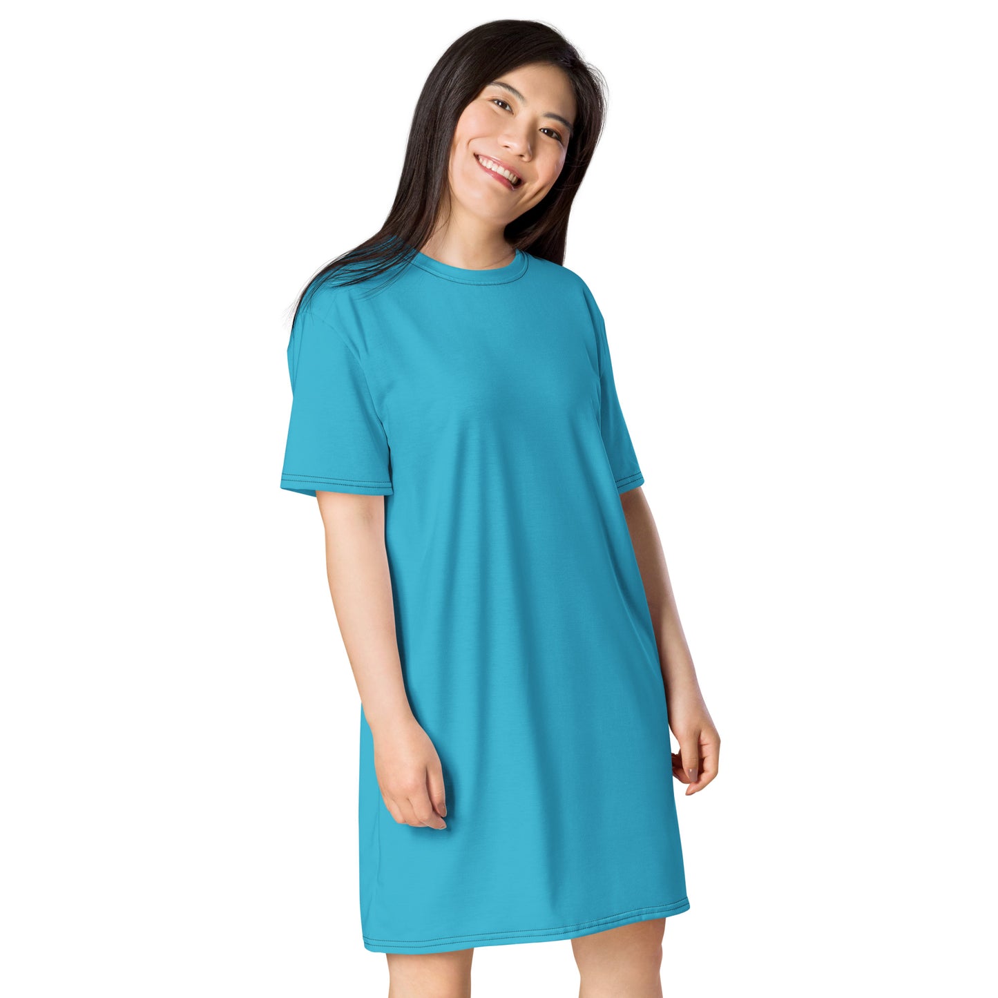 Women's Plain T-Shirt Dress