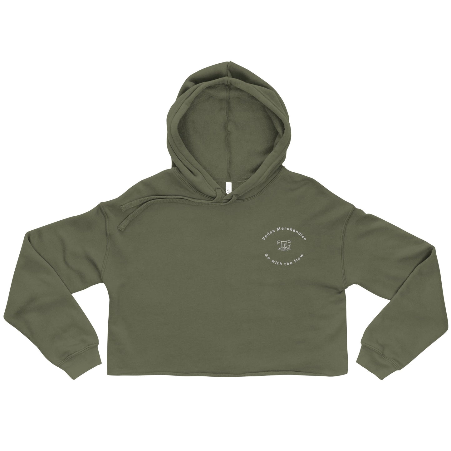 Crop Hoodie - Vedea MerchandiseMilitary GreenS