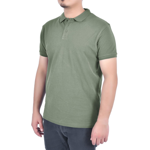 SHORT SLEEVE POLO SHIRT  KHAKI L