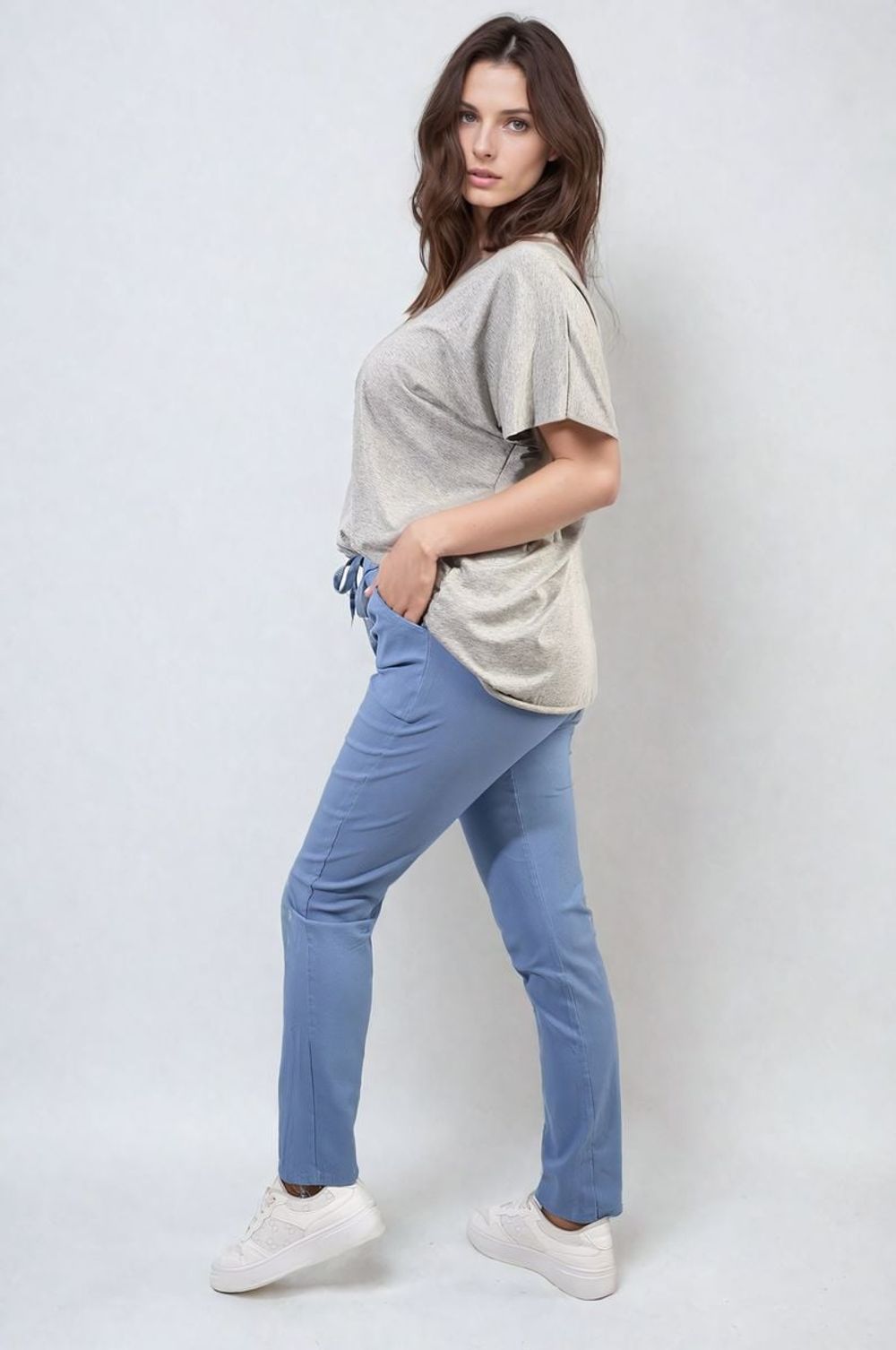 Casual Drawstring Trousers