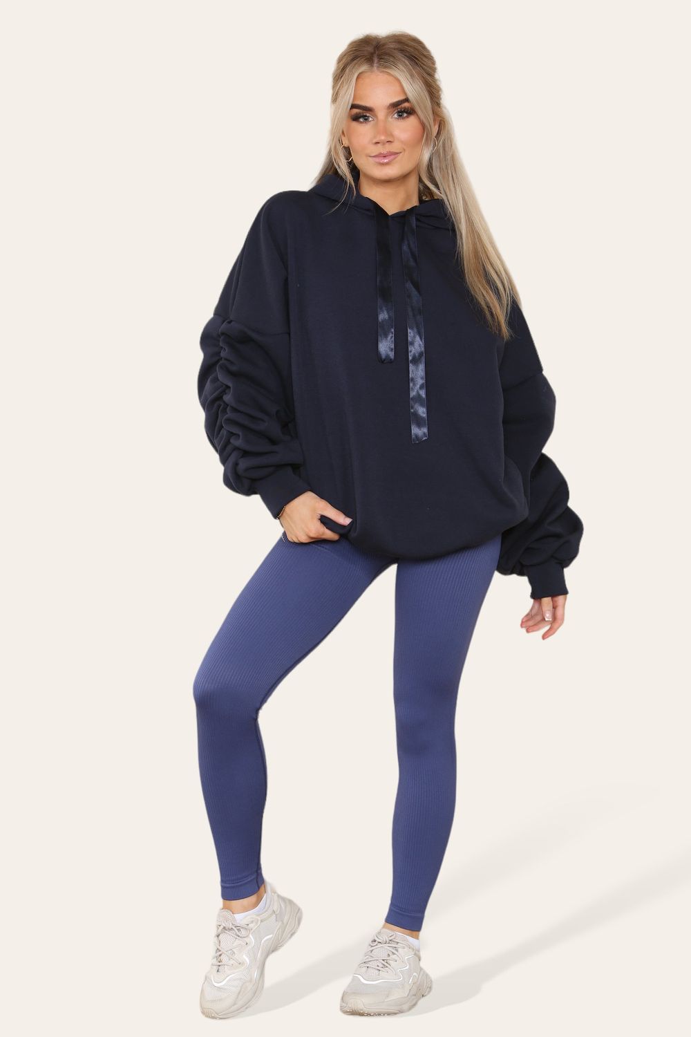 Women's Oversized Hoody And Leggings Set