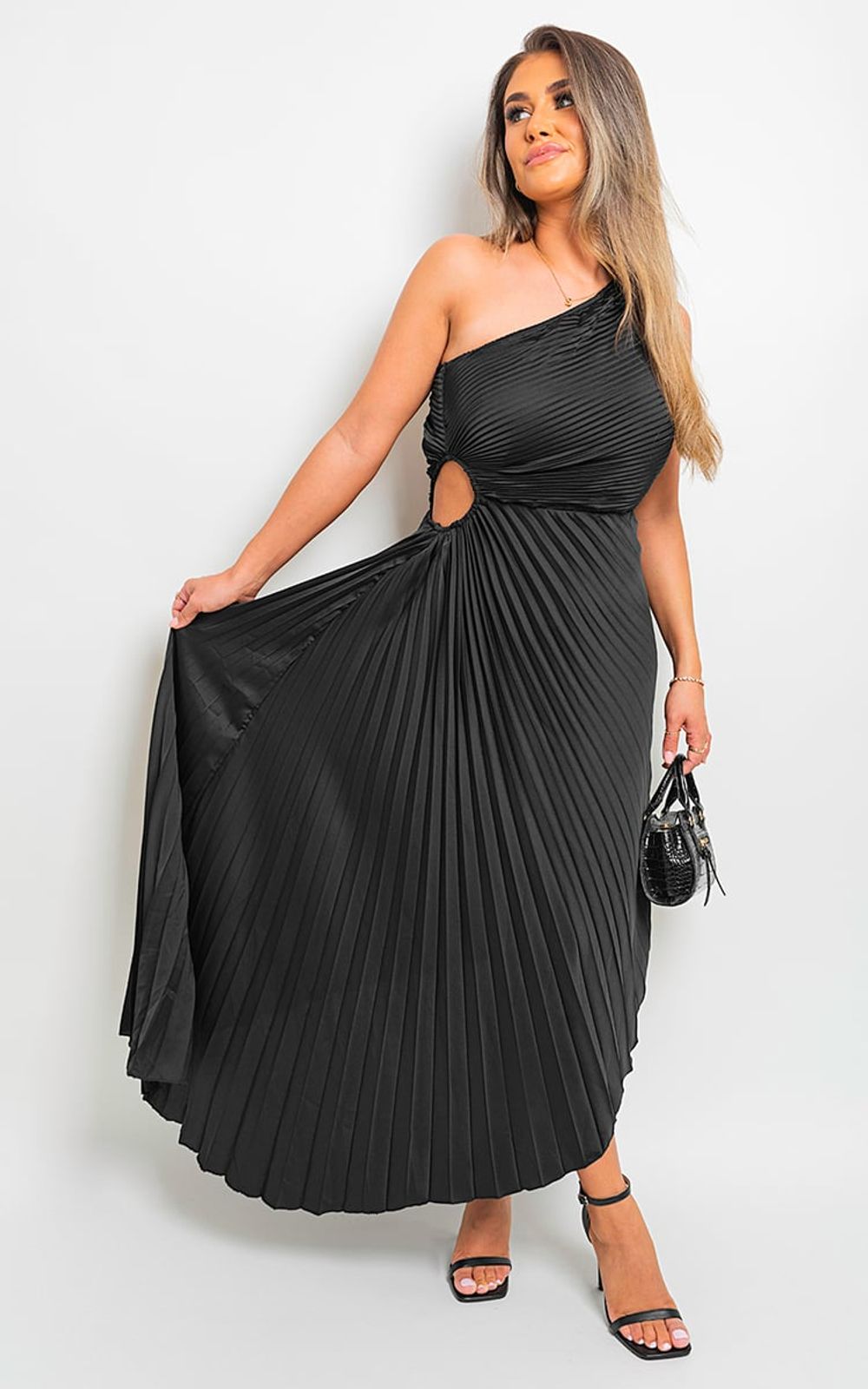 Women's Pleated Party Dress