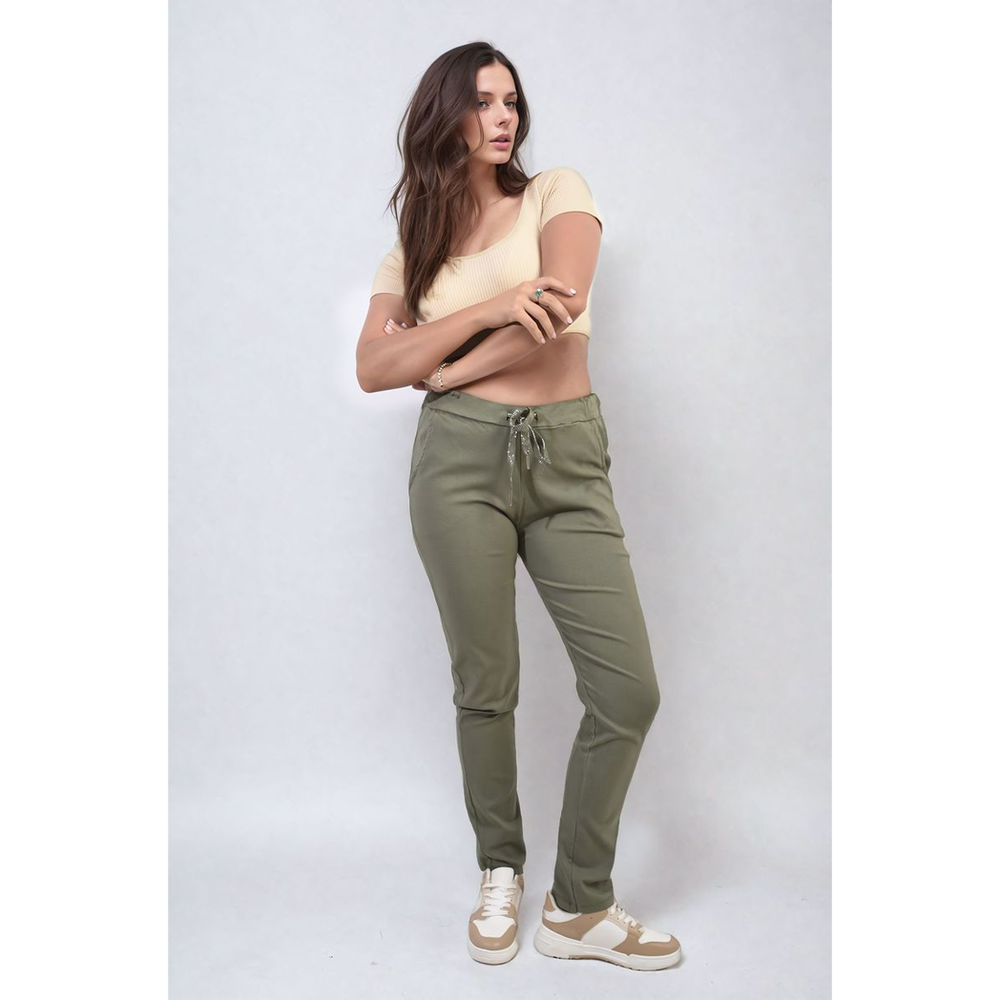 Casual Drawstring Trousers