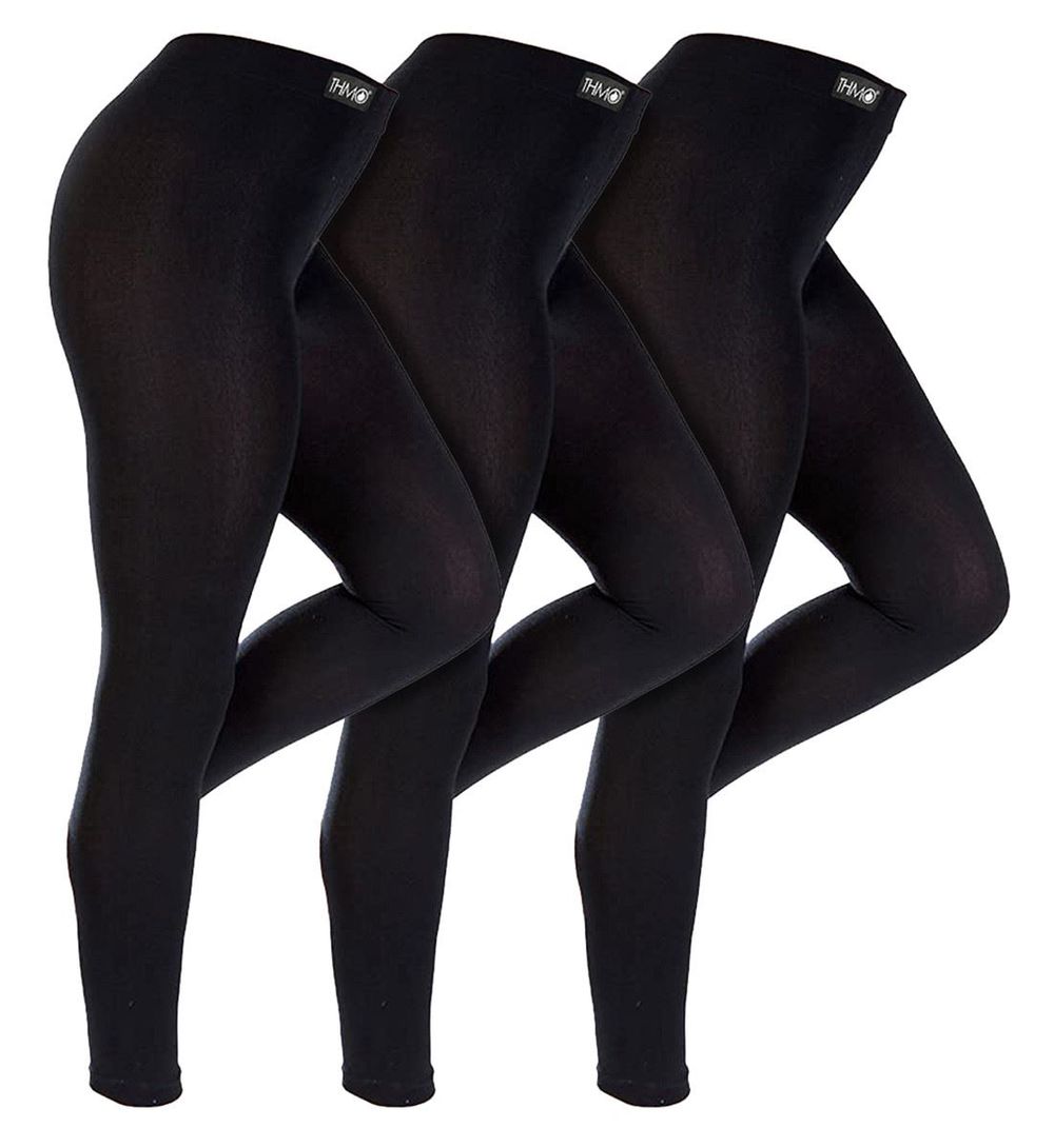 THMO - 3 Pack Ladies Thermal Leggings