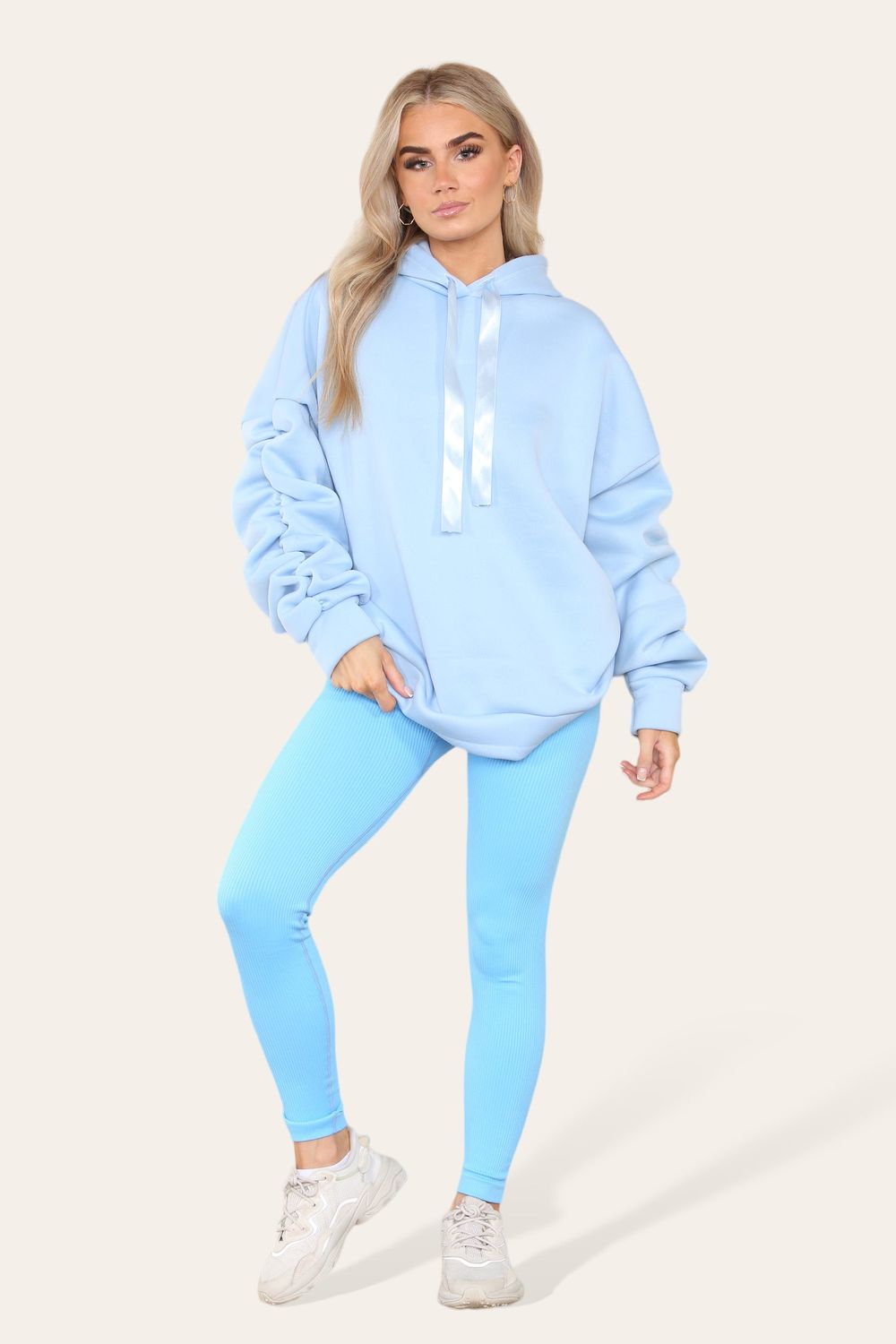 Women's Oversized Hoody And Leggings Set